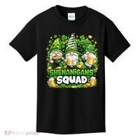 St Patricks Day Irish Gnomes Shenanigans Squad Kids T-Shirt thumb 0