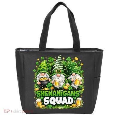 St Patricks Day Irish Gnomes Shenanigans Squad Tote Bag