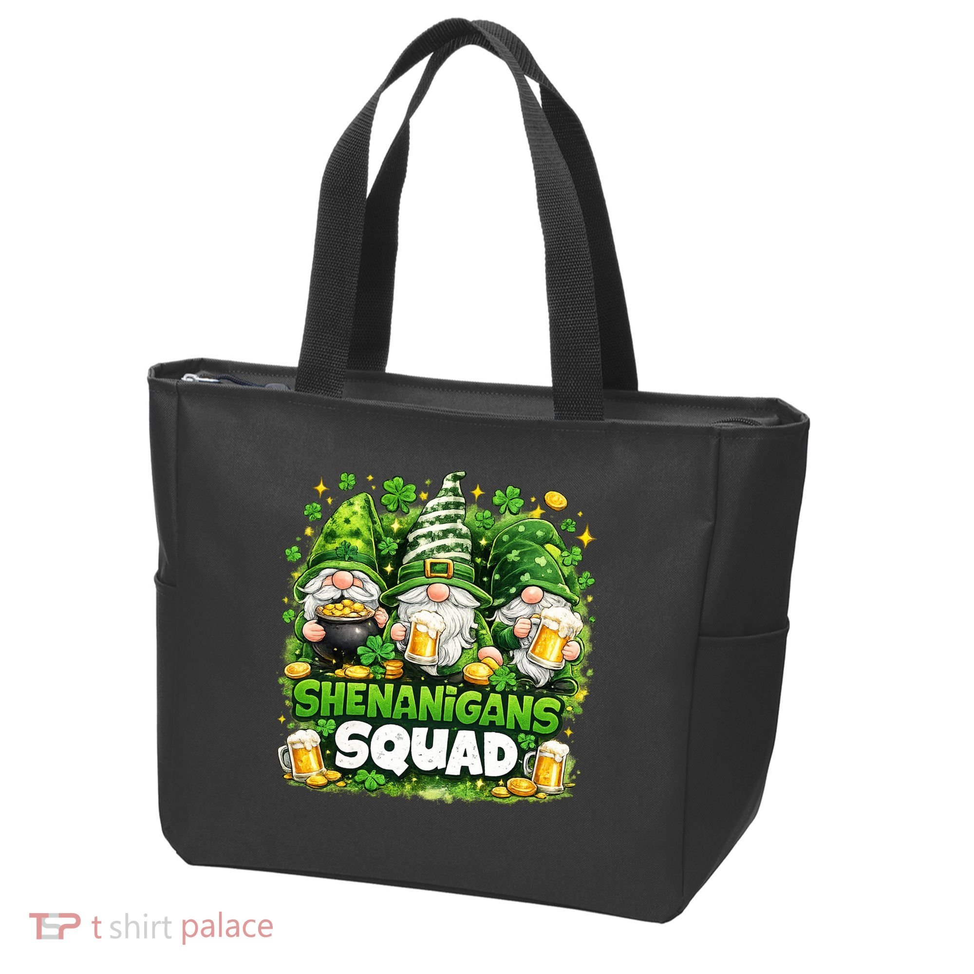 St Patricks Day Irish Gnomes Shenanigans Squad Tote Bag