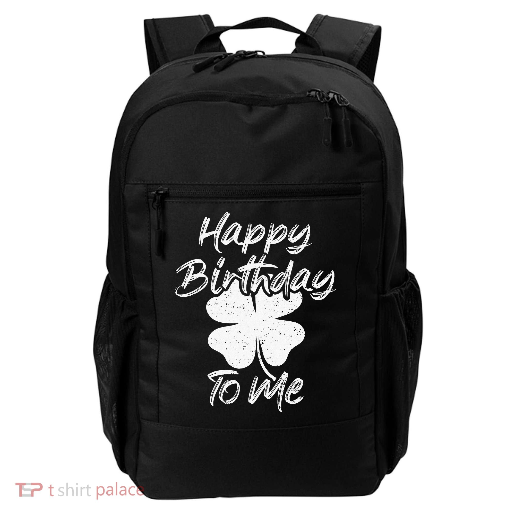 St. Patrick's Day Happy Birthday Lucky Leprechaun Irish Backpack