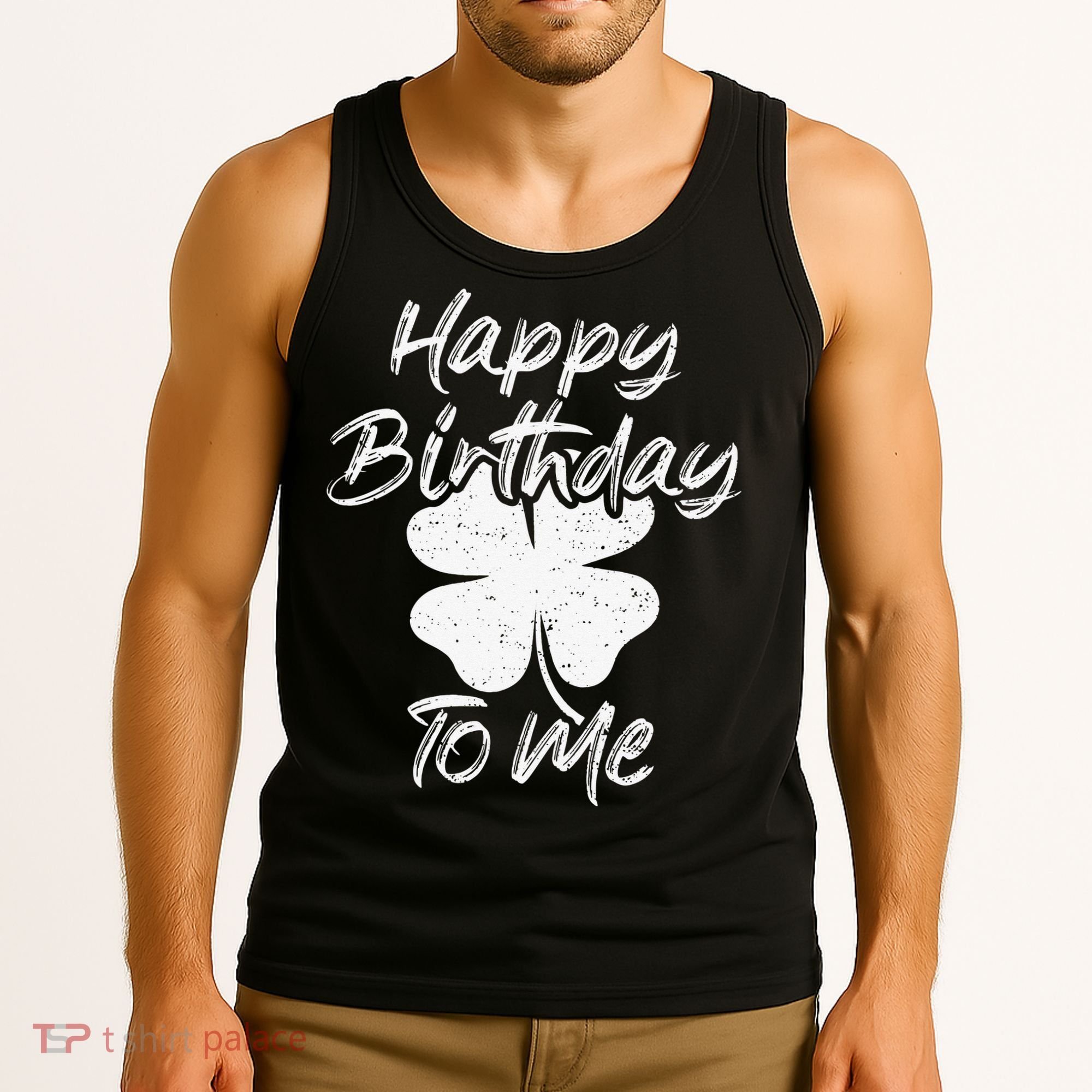 St. Patrick's Day Happy Birthday Lucky Leprechaun Irish Tank Top