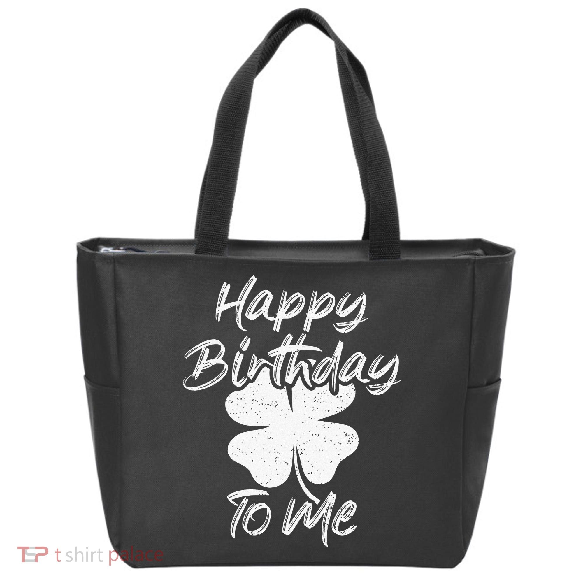 St. Patrick's Day Happy Birthday Lucky Leprechaun Irish Tote Bag