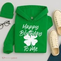 St. Patrick's Day Happy Birthday Lucky Leprechaun Irish Hoodie thumb 4