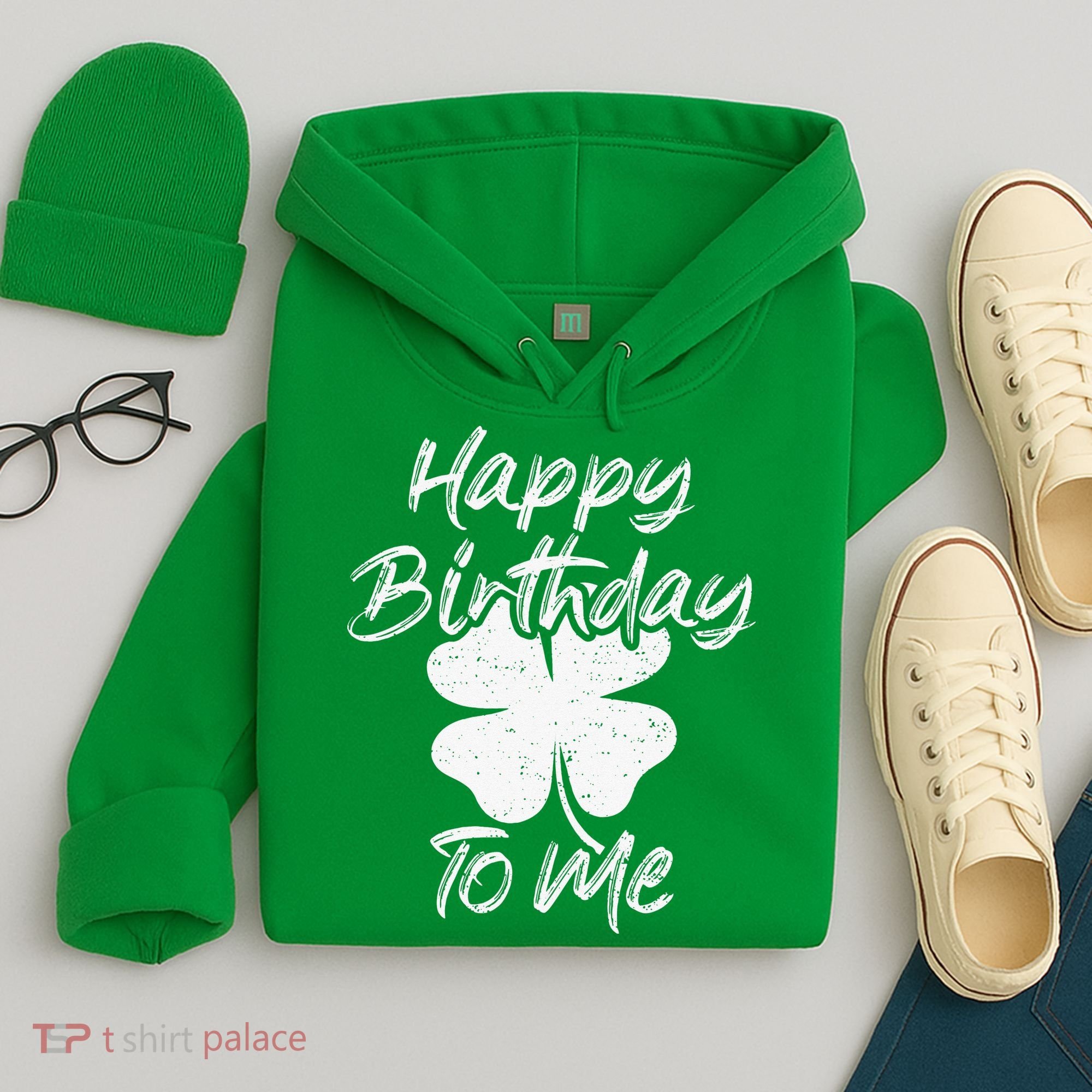 St. Patrick's Day Happy Birthday Lucky Leprechaun Irish Hoodie