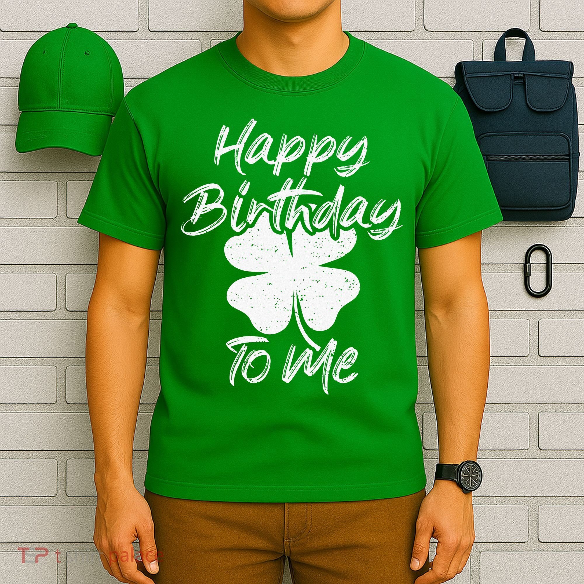 St. Patrick's Day Happy Birthday Lucky Leprechaun Irish T-Shirt