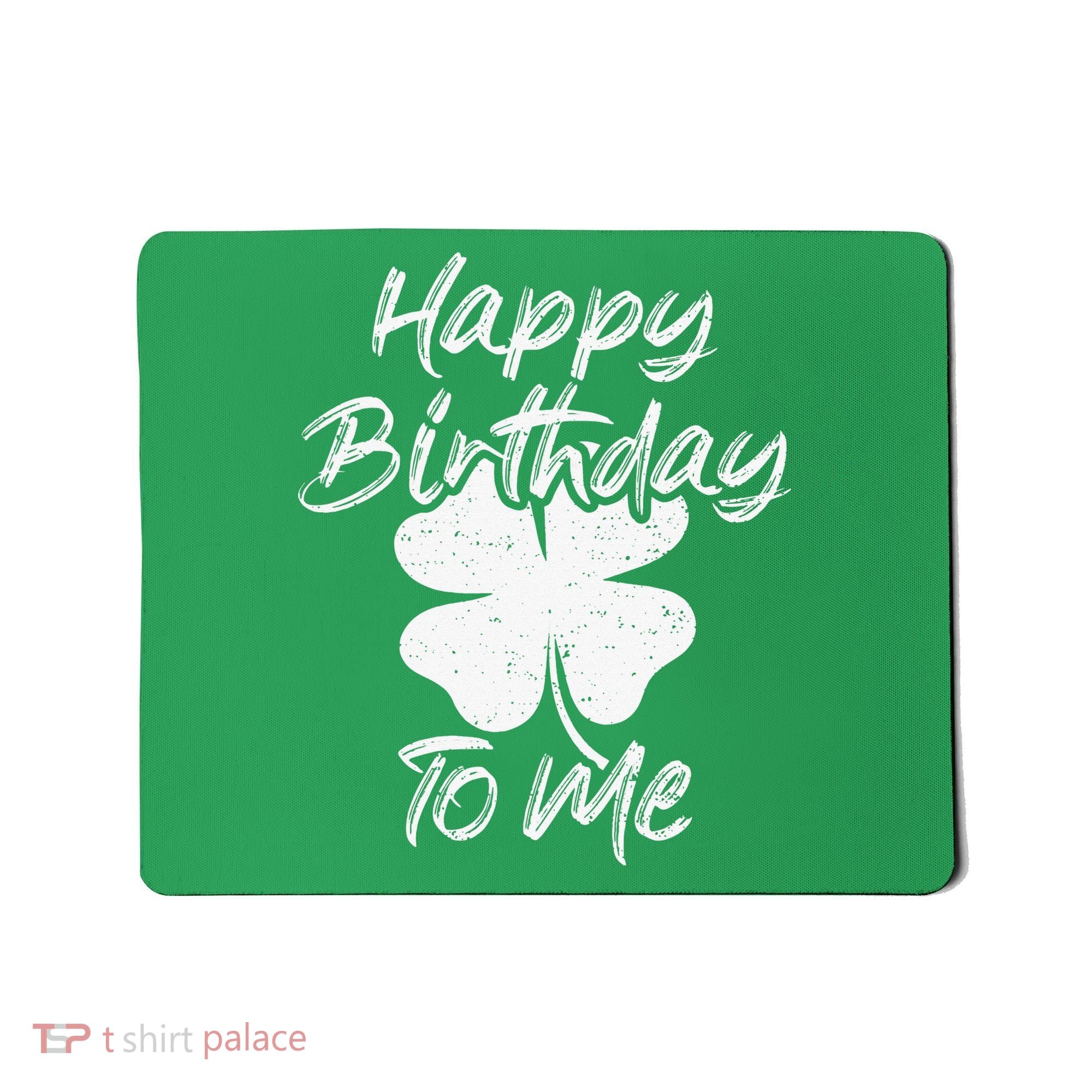 St. Patrick's Day Happy Birthday Lucky Leprechaun Irish Mousepad