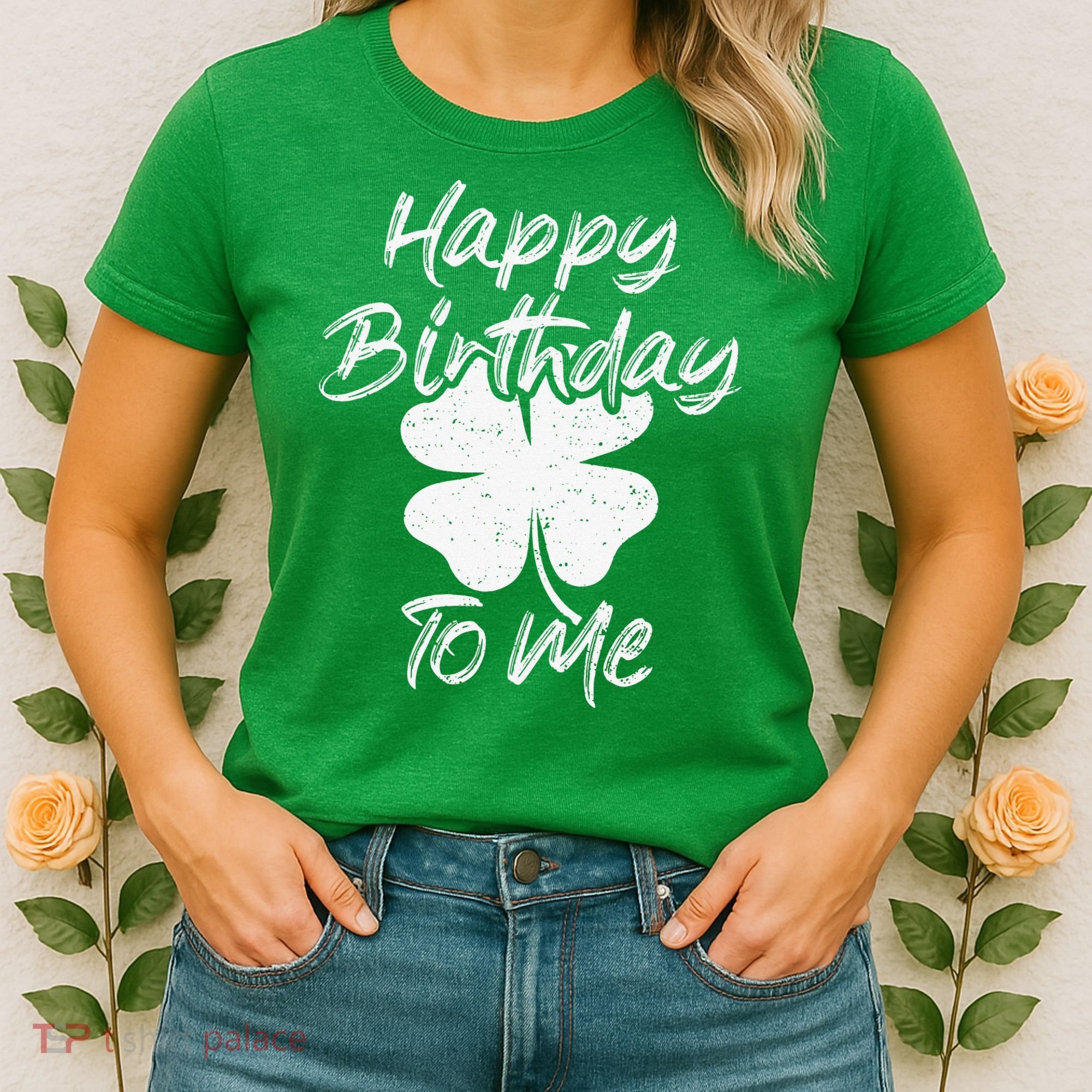 St. Patrick's Day Happy Birthday Lucky Leprechaun Irish Women's T-Shirt