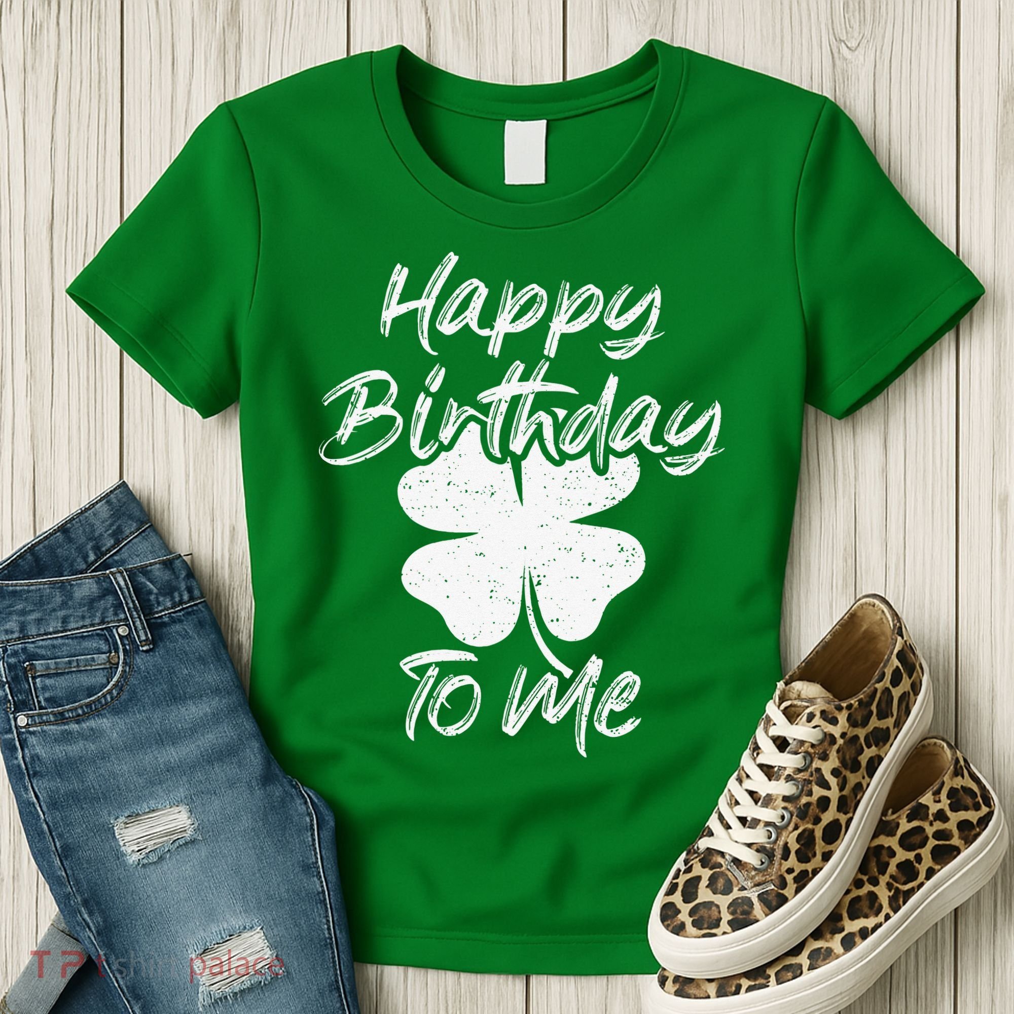 St. Patrick's Day Happy Birthday Lucky Leprechaun Irish Women's T-Shirt