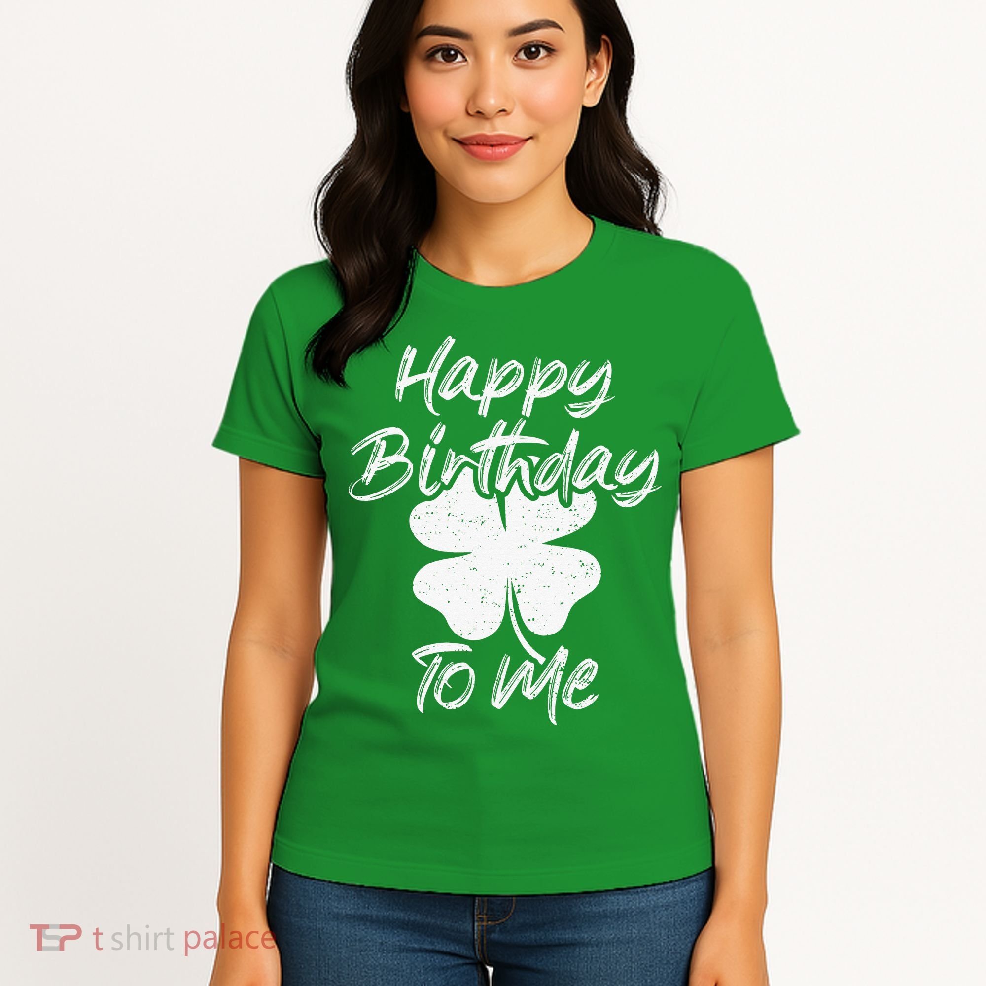 St. Patrick's Day Happy Birthday Lucky Leprechaun Irish Women's T-Shirt