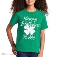 St. Patrick's Day Happy Birthday Lucky Leprechaun Irish Kids T-Shirt thumb 2