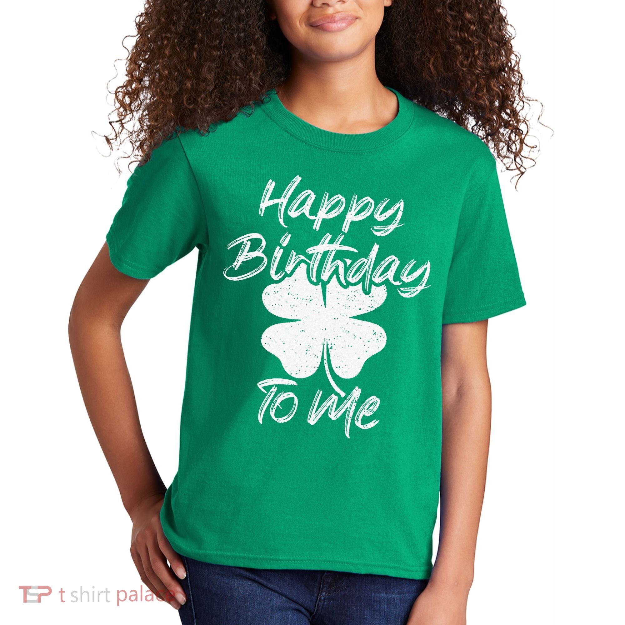 St. Patrick's Day Happy Birthday Lucky Leprechaun Irish Kids T-Shirt