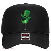 St Patricks Day Lucky Sparkly Wine Glass Hat thumb 0