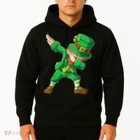 St Patricks Day Dabbing Leprechaun Boys Kids Men Dab Youth Hoodie thumb 2