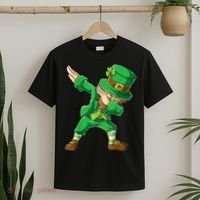 St Patricks Day Dabbing Leprechaun Boys Kids Men Dab Youth T-Shirt thumb 2