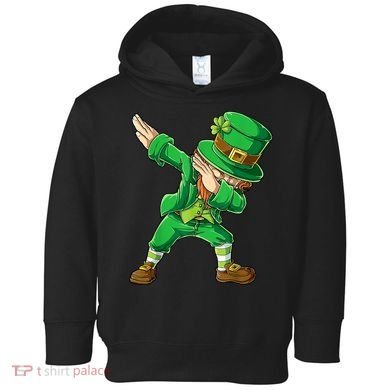 St Patricks Day Dabbing Leprechaun Boys Kids Men Dab Youth Toddler Hoodie