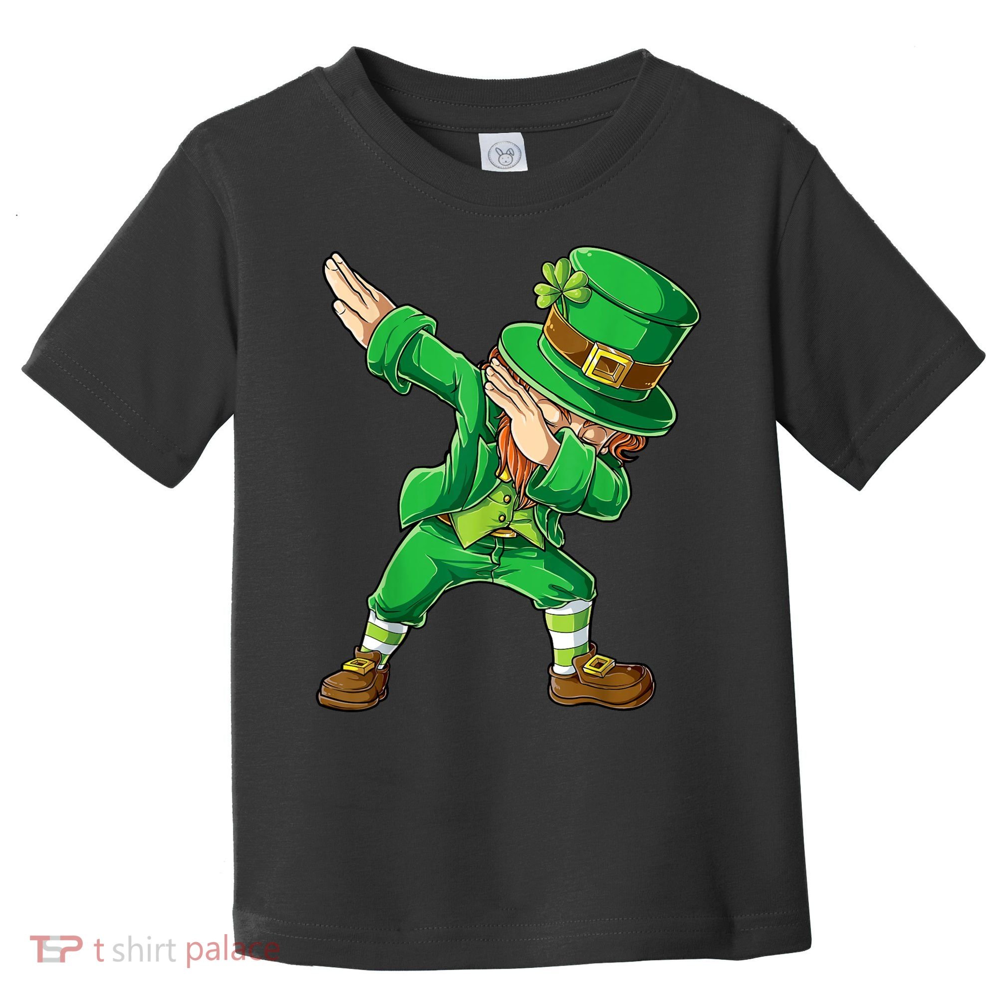 St Patricks Day Dabbing Leprechaun Boys Kids Men Dab Youth Toddler T-Shirt