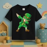 St Patricks Day Dabbing Leprechaun Boys Kids Men Dab Youth Toddler T-Shirt thumb 3