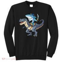 Shark Pirate Dinosaur T Rex Funny Jawsome Gifts Hoodie Sweatshirt thumb 0