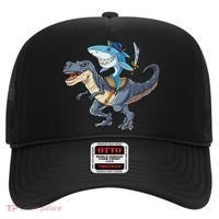 Shark Pirate Dinosaur T Rex Funny Jawsome Gifts Hoodie Hat thumb 0
