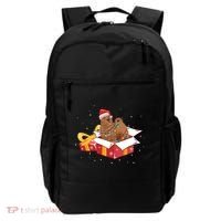 Shar Pei Dog Christmas Is Box Gift Dog Light Tree Xmas Cool Gift Backpack thumb 0