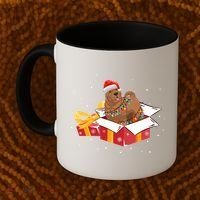Shar Pei Dog Christmas Is Box Gift Dog Light Tree Xmas Cool Gift Coffee Mug thumb 2