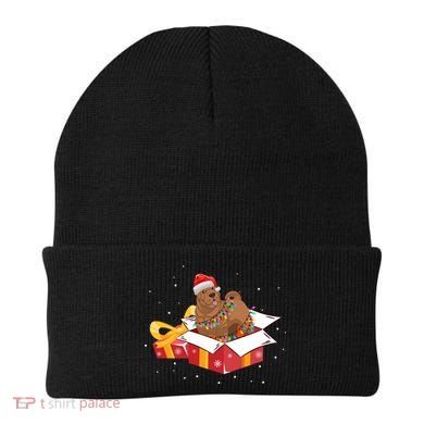 Shar Pei Dog Christmas Is Box Gift Dog Light Tree Xmas Cool Gift Beanie
