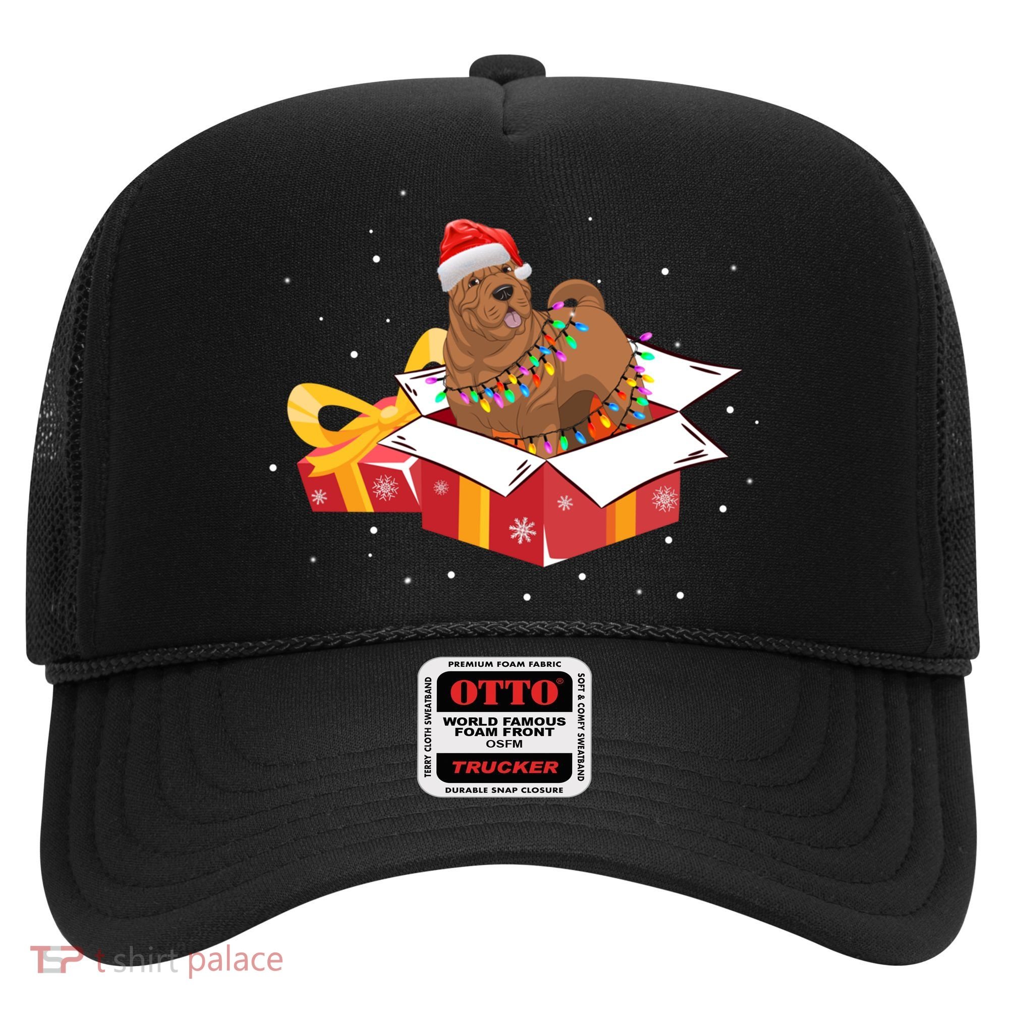 Shar Pei Dog Christmas Is Box Gift Dog Light Tree Xmas Cool Gift Hat