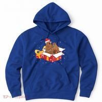 Shar Pei Dog Christmas Is Box Gift Dog Light Tree Xmas Cool Gift Hoodie thumb 0