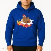 Shar Pei Dog Christmas Is Box Gift Dog Light Tree Xmas Cool Gift Hoodie thumb 2