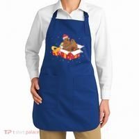 Shar Pei Dog Christmas Is Box Gift Dog Light Tree Xmas Cool Gift Apron thumb 2
