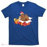 Shar Pei Dog Christmas Is Box Gift Dog Light Tree Xmas Cool Gift T-Shirt thumb 0