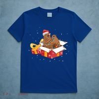 Shar Pei Dog Christmas Is Box Gift Dog Light Tree Xmas Cool Gift T-Shirt thumb 5