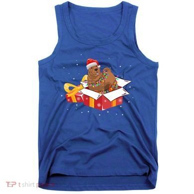Shar Pei Dog Christmas Is Box Gift Dog Light Tree Xmas Cool Gift Tank Top