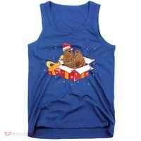Shar Pei Dog Christmas Is Box Gift Dog Light Tree Xmas Cool Gift Tank Top thumb 0