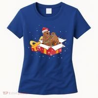Shar Pei Dog Christmas Is Box Gift Dog Light Tree Xmas Cool Gift Women's T-Shirt thumb 0