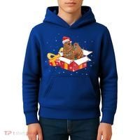 Shar Pei Dog Christmas Is Box Gift Dog Light Tree Xmas Cool Gift Kids Hoodie thumb 4