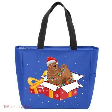 Shar Pei Dog Christmas Is Box Gift Dog Light Tree Xmas Cool Gift Tote Bag