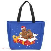 Shar Pei Dog Christmas Is Box Gift Dog Light Tree Xmas Cool Gift Tote Bag thumb 0