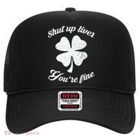 St Patricks Day Shamrock Lover Beer Drinking Shut Up Liver Youre Fine Gift Hat thumb 0