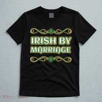 St. Patrick's Day Irish By Marriage Shamrock T-Shirt thumb 5