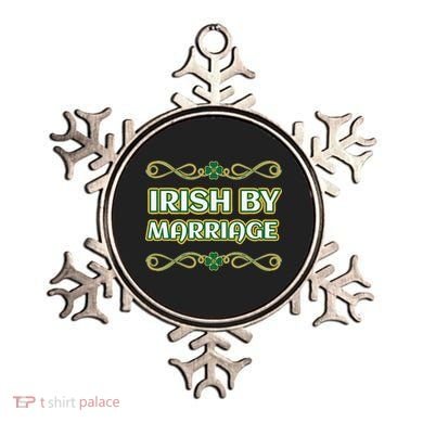 St. Patrick's Day Irish By Marriage Shamrock Ornament