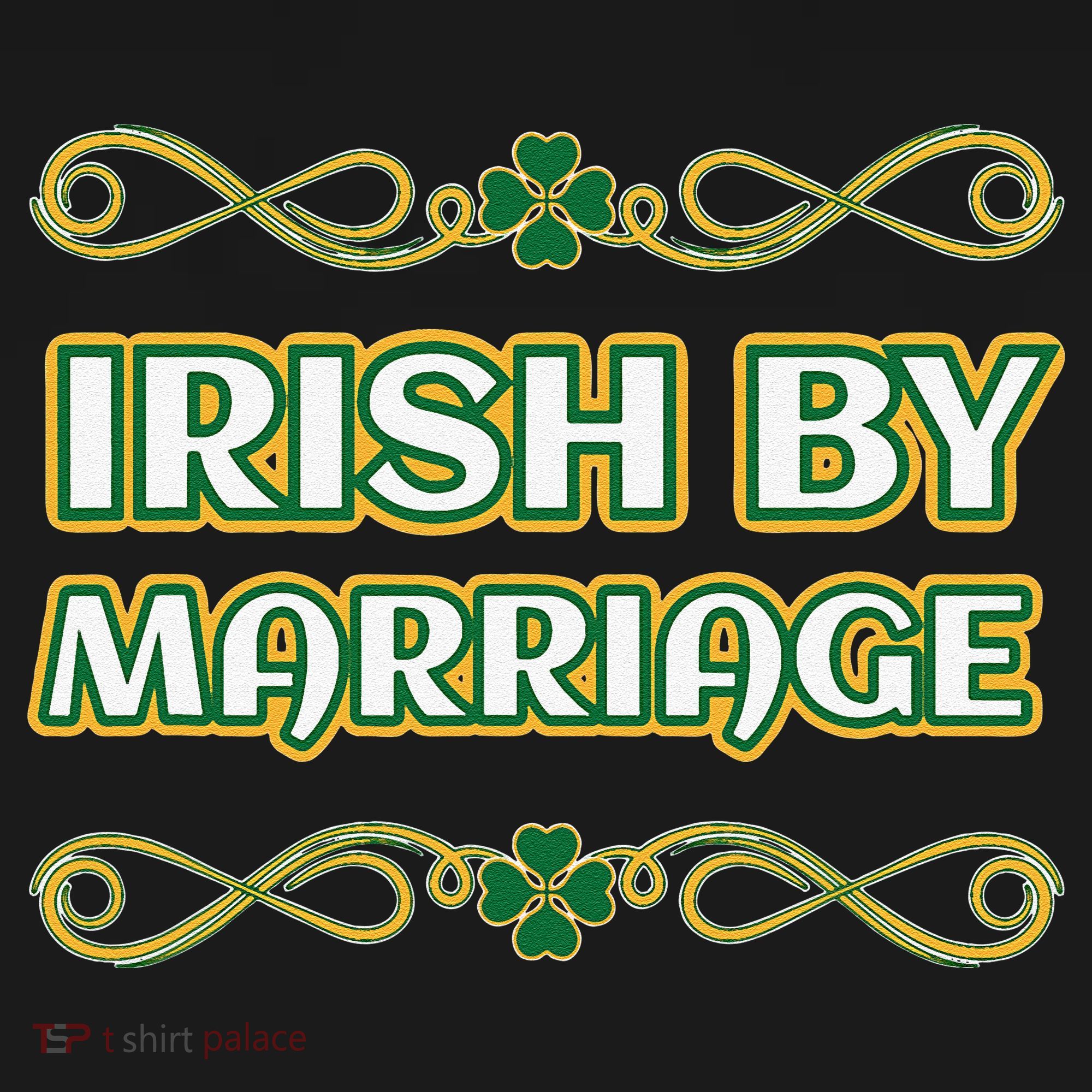 St. Patrick's Day Irish By Marriage Shamrock Ornament