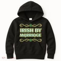 St. Patrick's Day Irish By Marriage Shamrock Kids Hoodie thumb 0