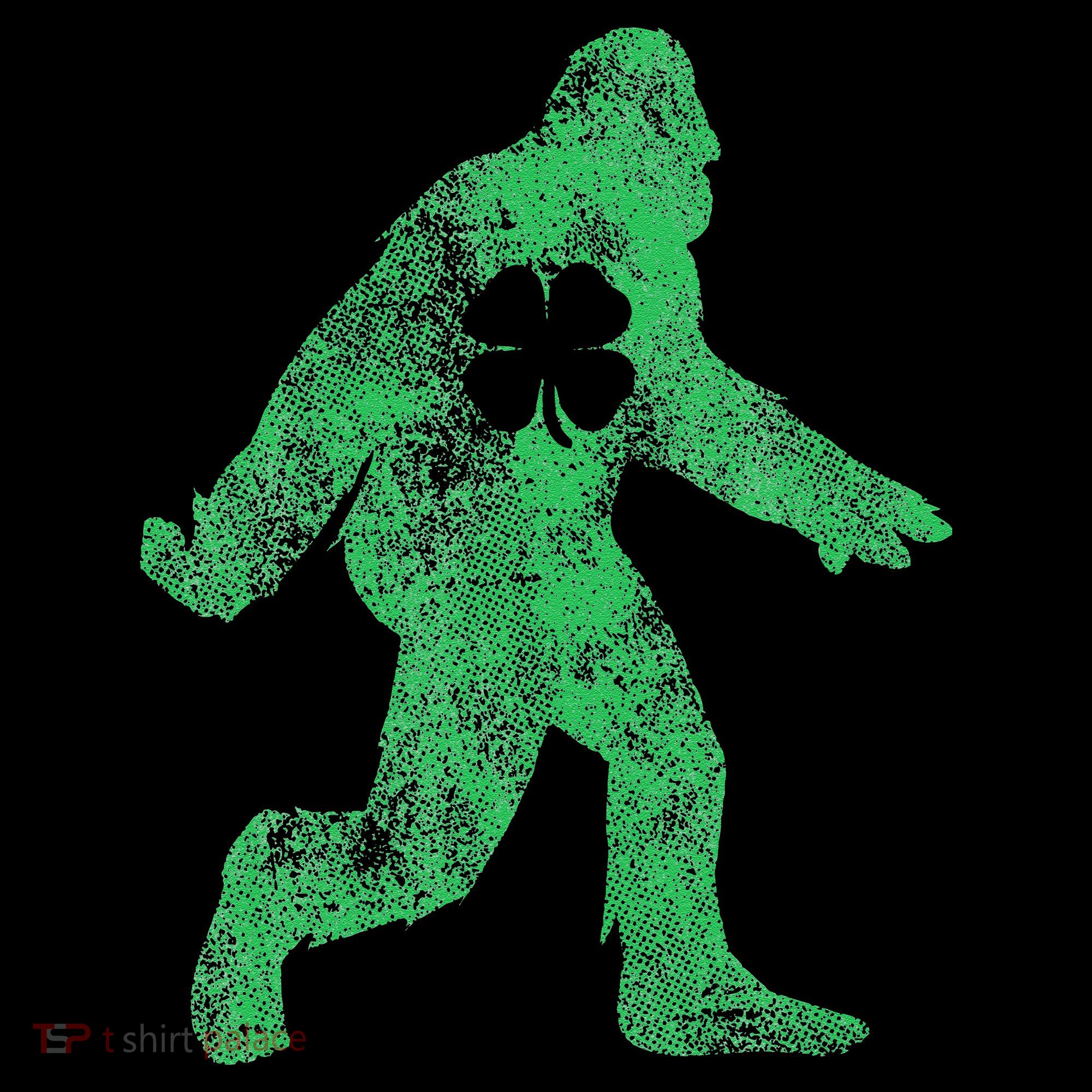 St Patricks Day Bigfoot Irish Sasqautch Saint Paddy's Gift Women's Hoodie