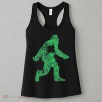 St Patricks Day Bigfoot Irish Sasqautch Saint Paddy's Gift Women's Tank Top thumb 3