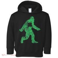 St Patricks Day Bigfoot Irish Sasqautch Saint Paddy's Gift Toddler Hoodie thumb 0