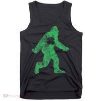 St Patricks Day Bigfoot Irish Sasqautch Saint Paddy's Gift Tank Top thumb 0
