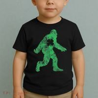 St Patricks Day Bigfoot Irish Sasqautch Saint Paddy's Gift Toddler T-Shirt thumb 2