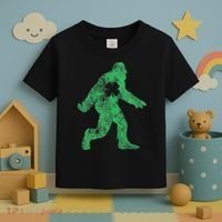 St Patricks Day Bigfoot Irish Sasqautch Saint Paddy's Gift Toddler T-Shirt thumb 3
