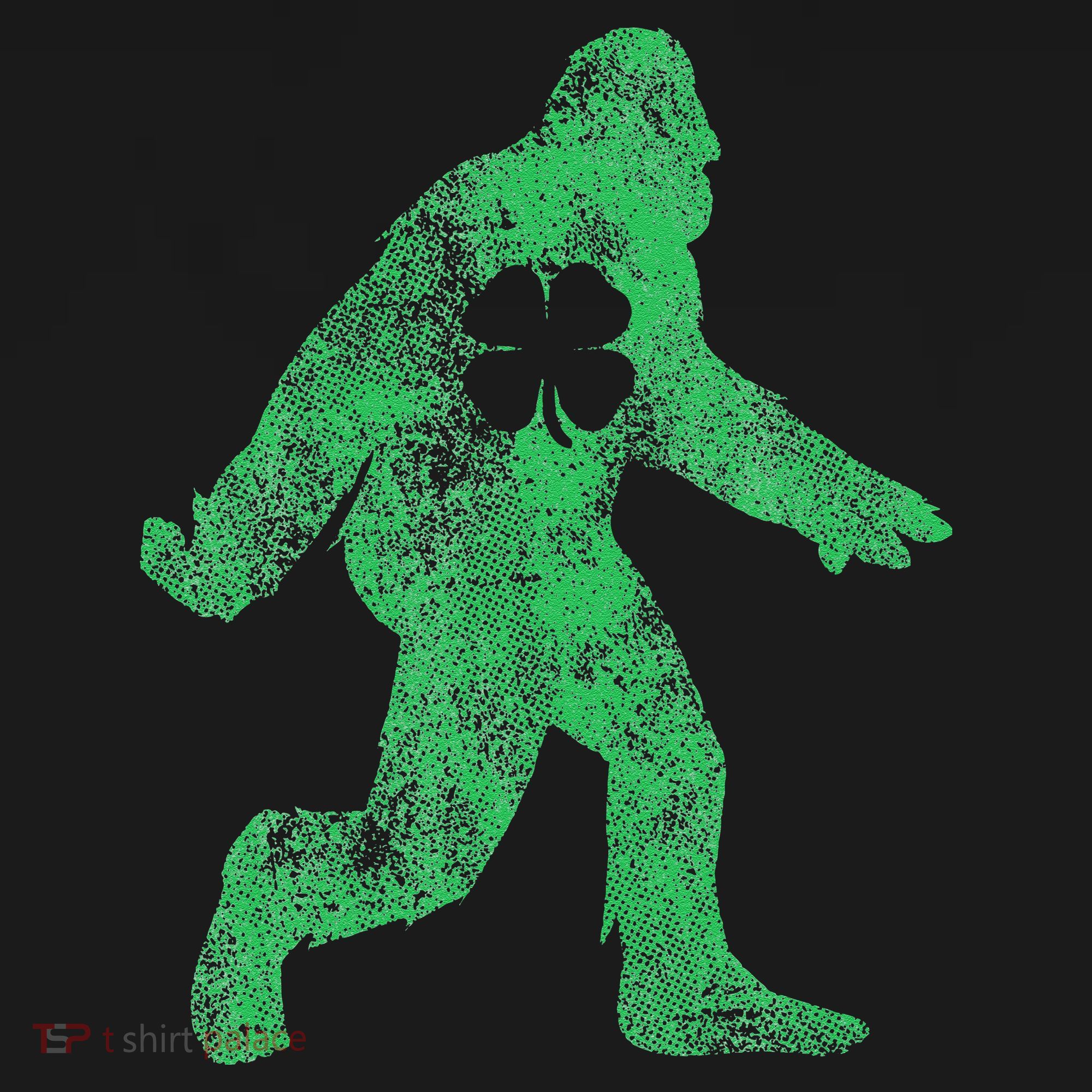 St Patricks Day Bigfoot Irish Sasqautch Saint Paddy's Gift Toddler T-Shirt